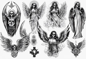 ANGEL DE LA MUERTE tattoo idea