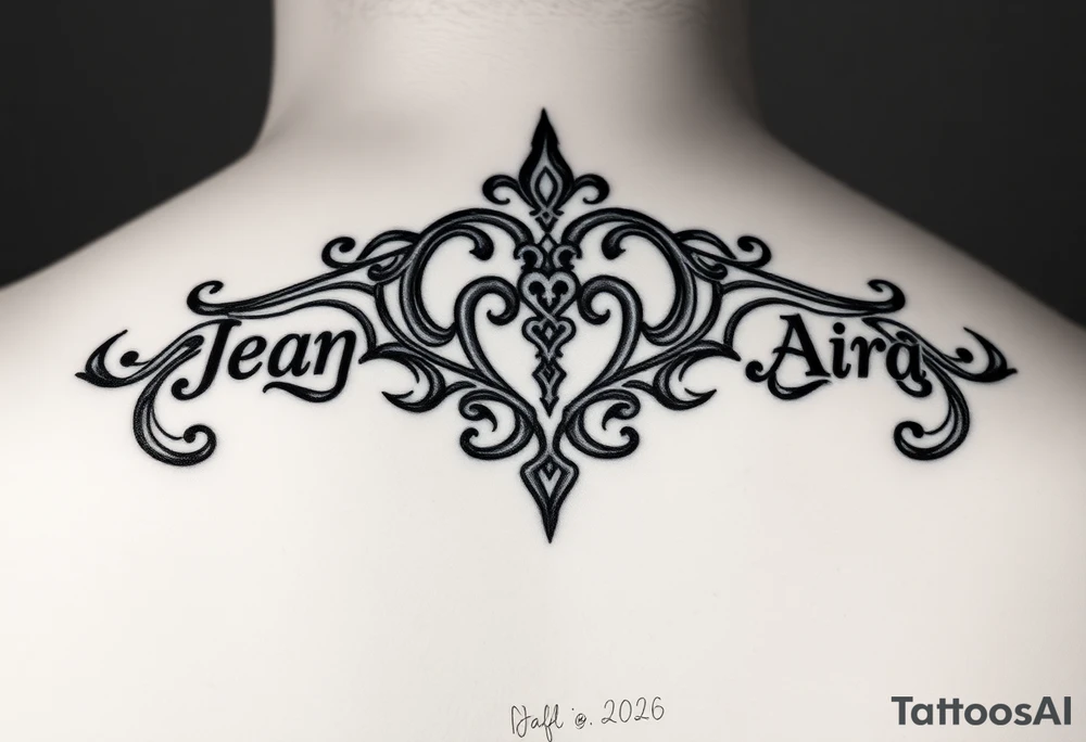 Something Irish or Celtic Meaning of names Jean God is gracious born on February 26 1971 mother , Sara Princess born on January 28 1999 oldest daughter, Nora honor and light born on August 14 2000 youngest daughter tattoo idea
