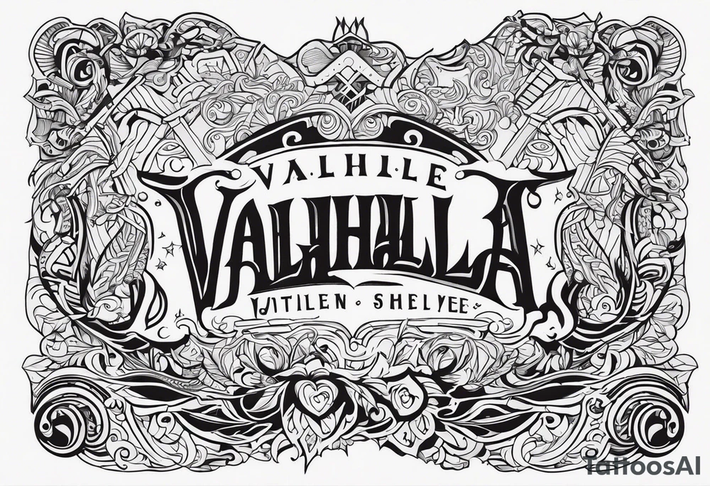 Valhalla tattoo idea