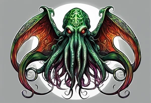 cthulu tattoo idea