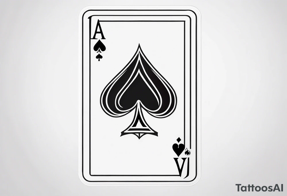 ace and a king card small tattoo for hand but realistic tattoo idea