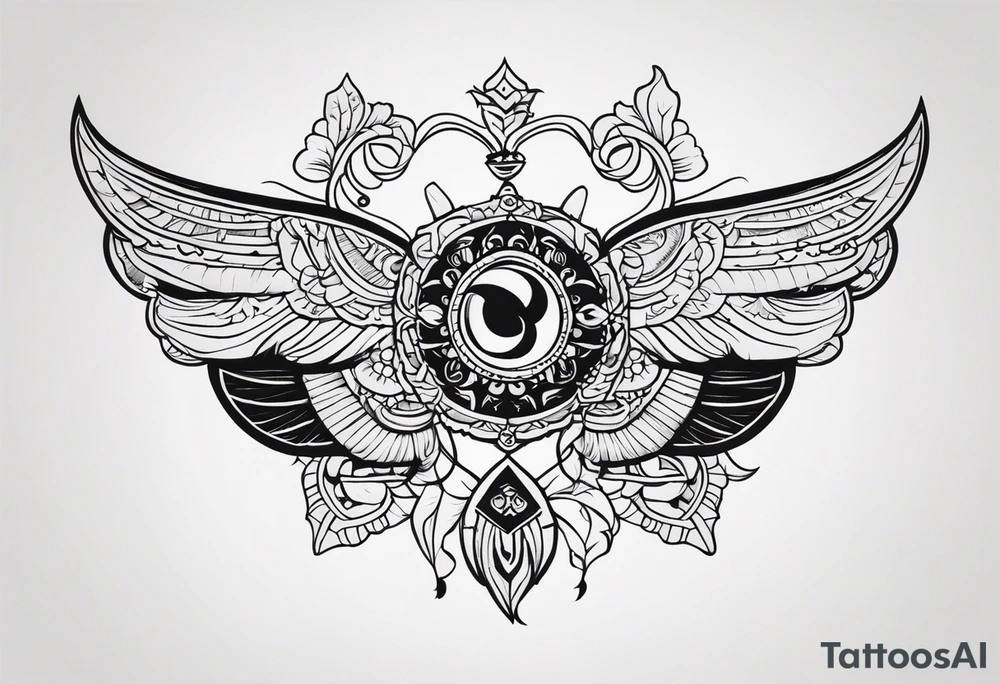 Genera un tatuaje que 
representa la persistencia tattoo idea