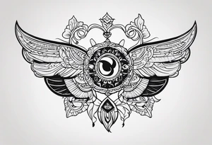 Genera un tatuaje que 
representa la persistencia tattoo idea