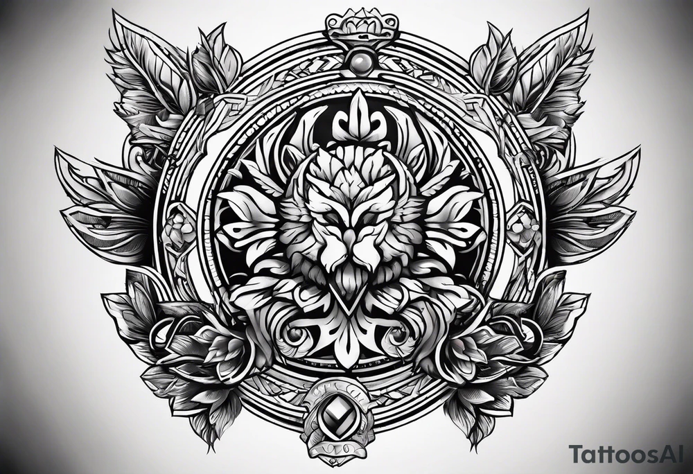 juctice emblem tattoo idea