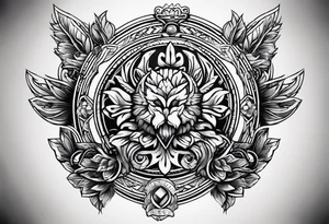 juctice emblem tattoo idea