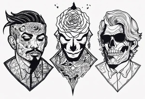 Suicide boys art tattoo idea