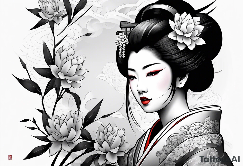Geisha tattoo idea