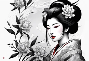 Geisha tattoo idea
