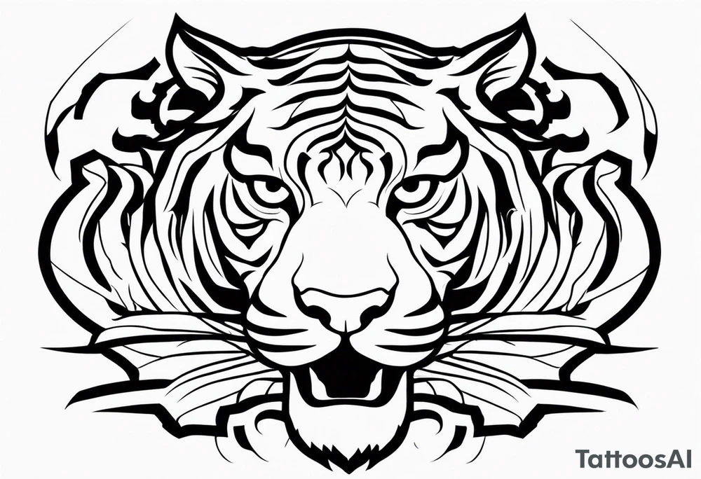 thai tiger tattoo idea