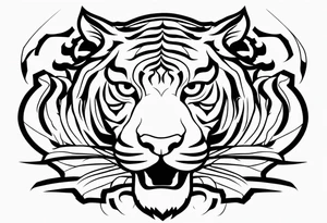 thai tiger tattoo idea