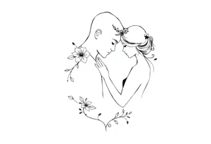 Daddy and daughter memorial tattoo tattoo idea
