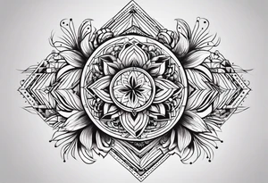 Надпись INAYA эстетично, тонко  с рыбой tattoo idea