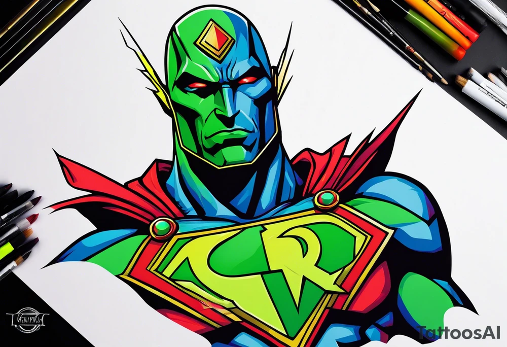 Martian Manhunter tattoo idea