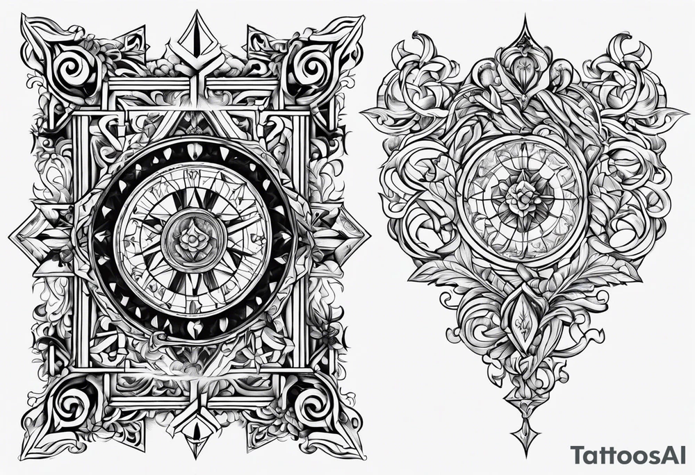 Fancy old English 1992 tattoo idea