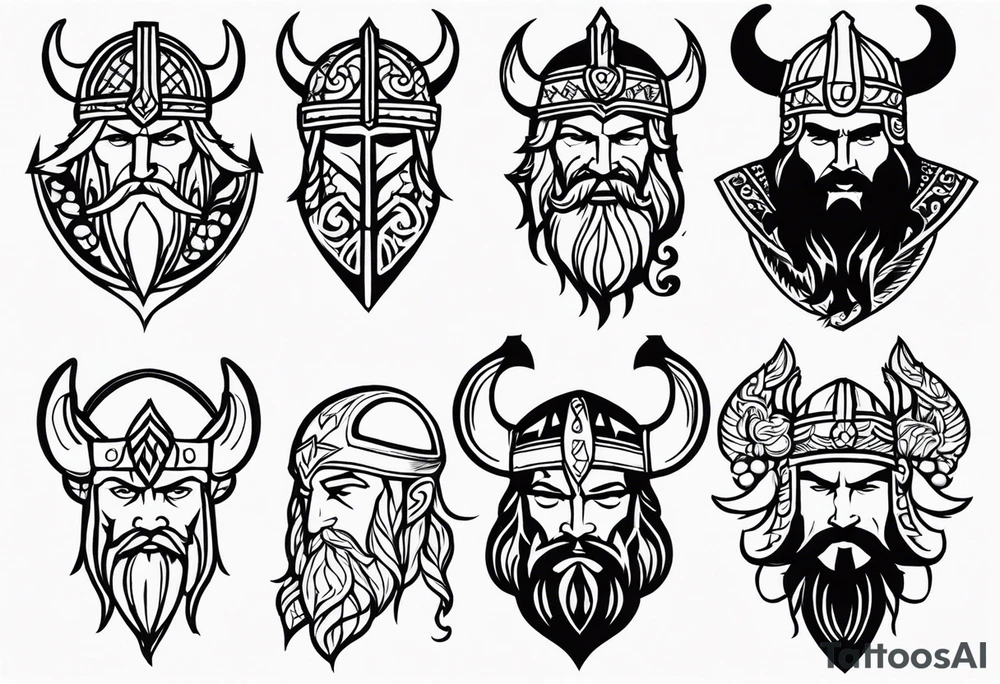 vikings captains tattoo idea