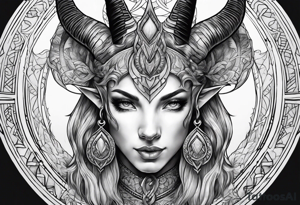Capricorn tattoo idea