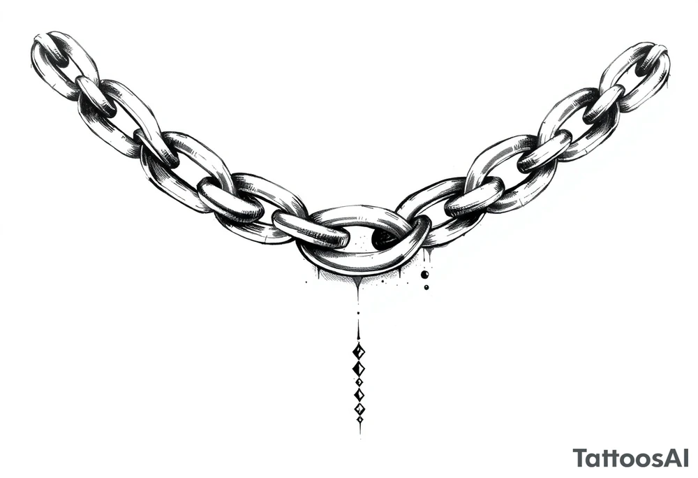 Chain tattoo idea