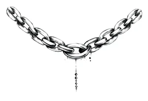 Chain tattoo idea