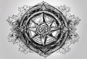 3 lost spirts floating in smoke tattoo idea
