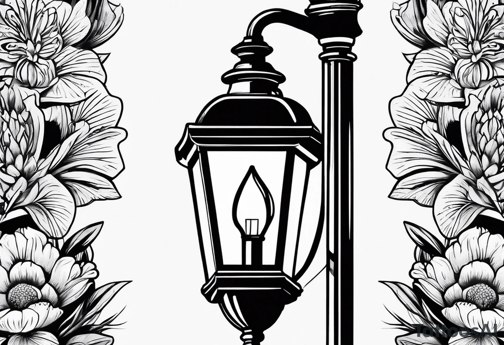 Lamp post tattoo idea