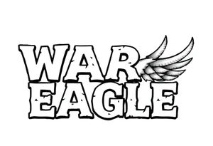 WAR EAGLE tattoo idea