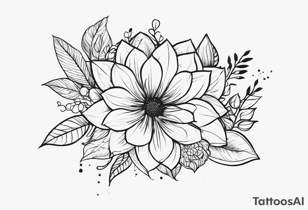 абстрактные линии в виде дыма tattoo idea