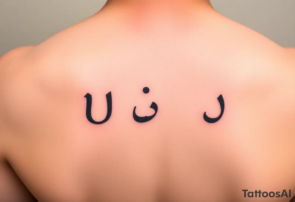 مشیل tattoo idea