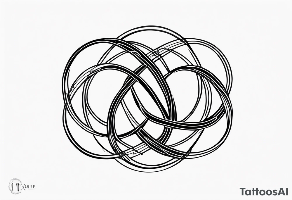 Double infinity symbol, Scottish, with tb5 inside the loop tattoo idea Double infinity symbol, Scottish, with tb5 inside the loop tattoo idea