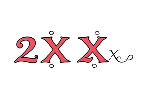 Tattoo that says 2XX 2XY in cute font tattoo idea