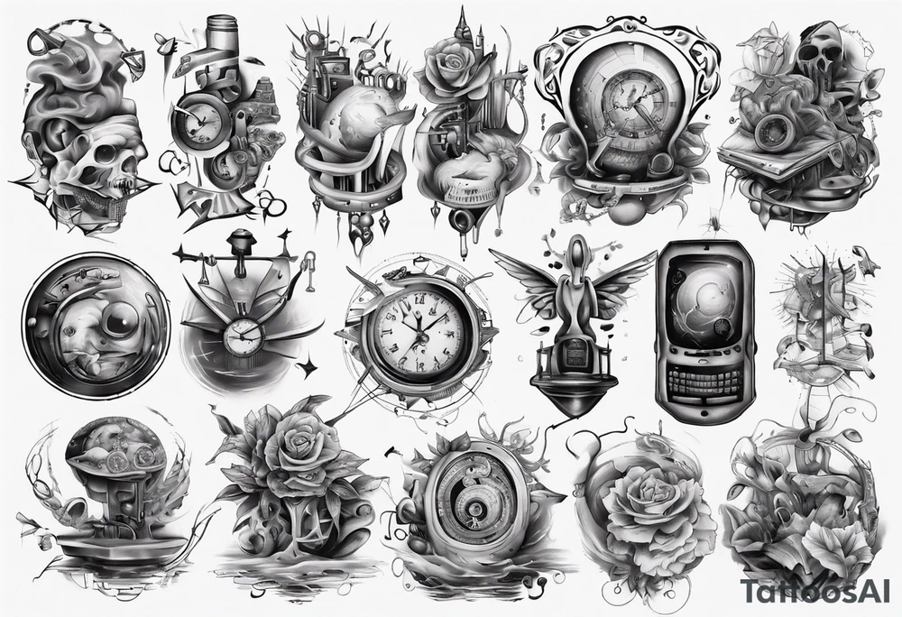 Computer time tattoo idea
