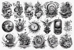 Computer time tattoo idea