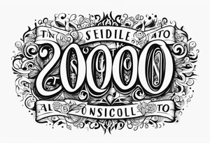 200 tattoo idea