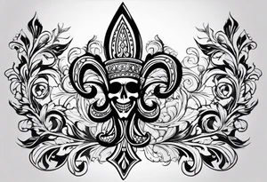 fleur du lis tattoo idea
