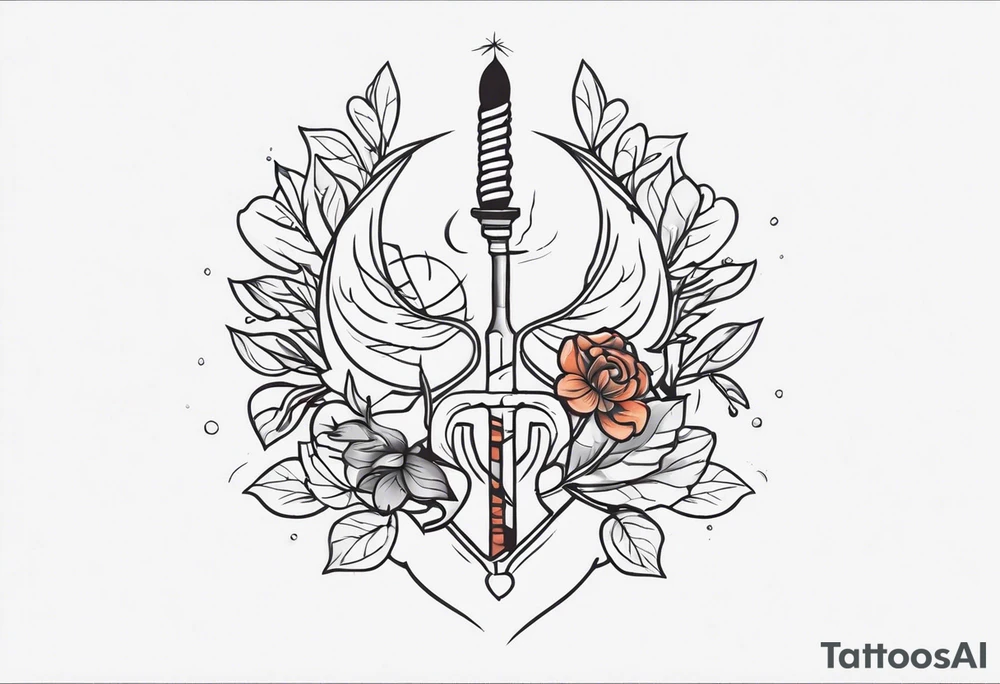 Lung cancer and father tattoo idea
