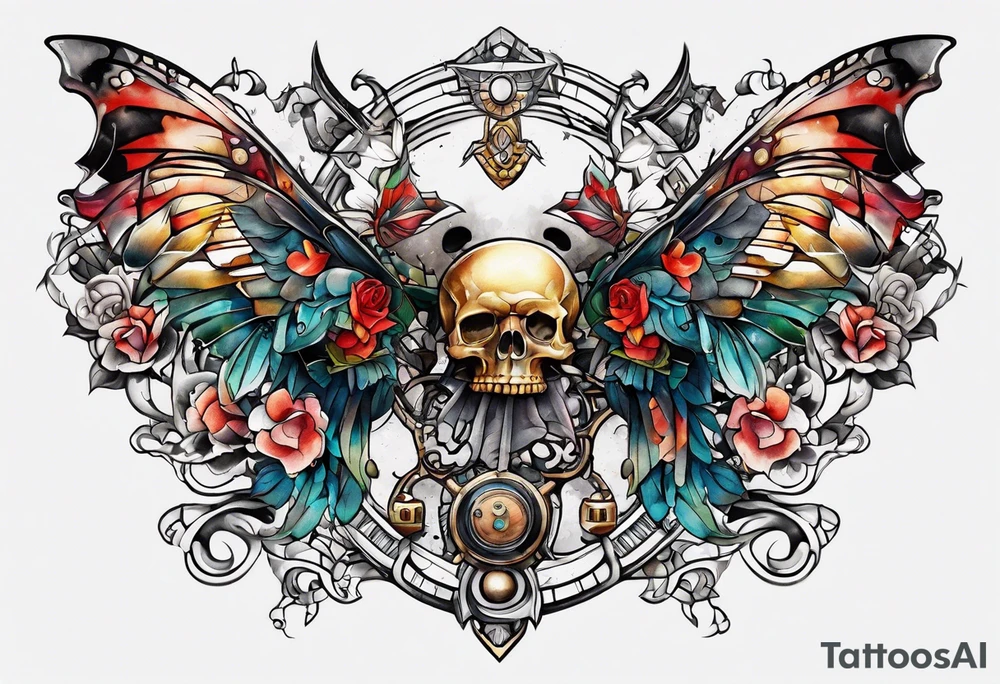 Mechanical tattoo idea
