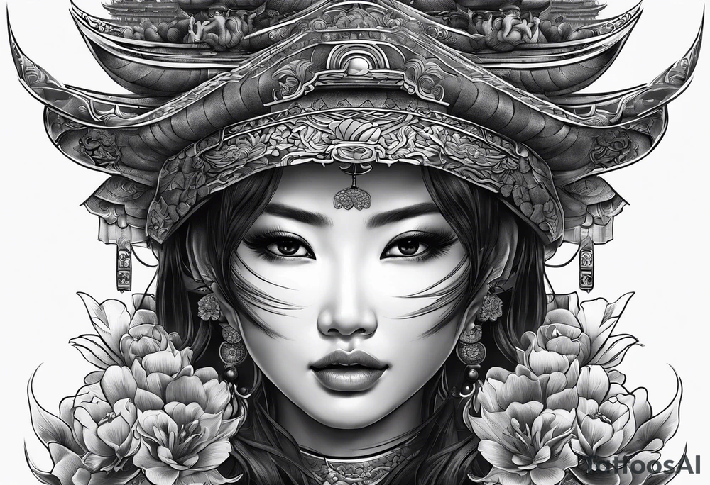 Ho hoan kiem vietnam tattoo idea