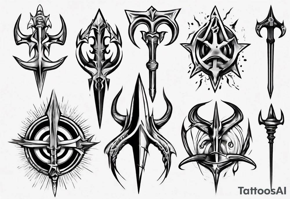 Trident tattoo idea