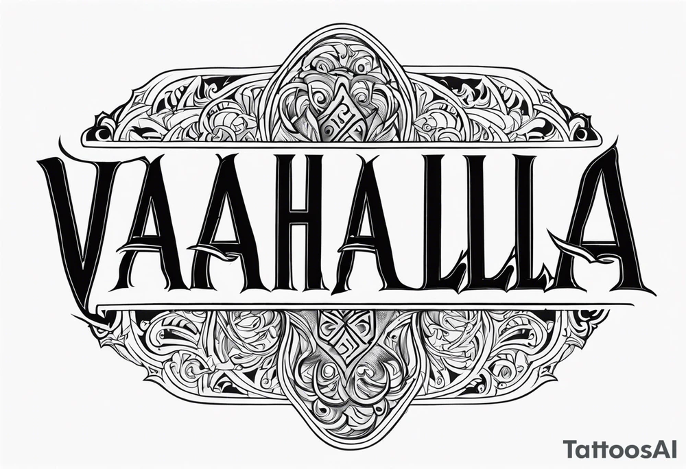 Valhalla tattoo idea