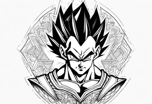 Vegeta tattoo idea