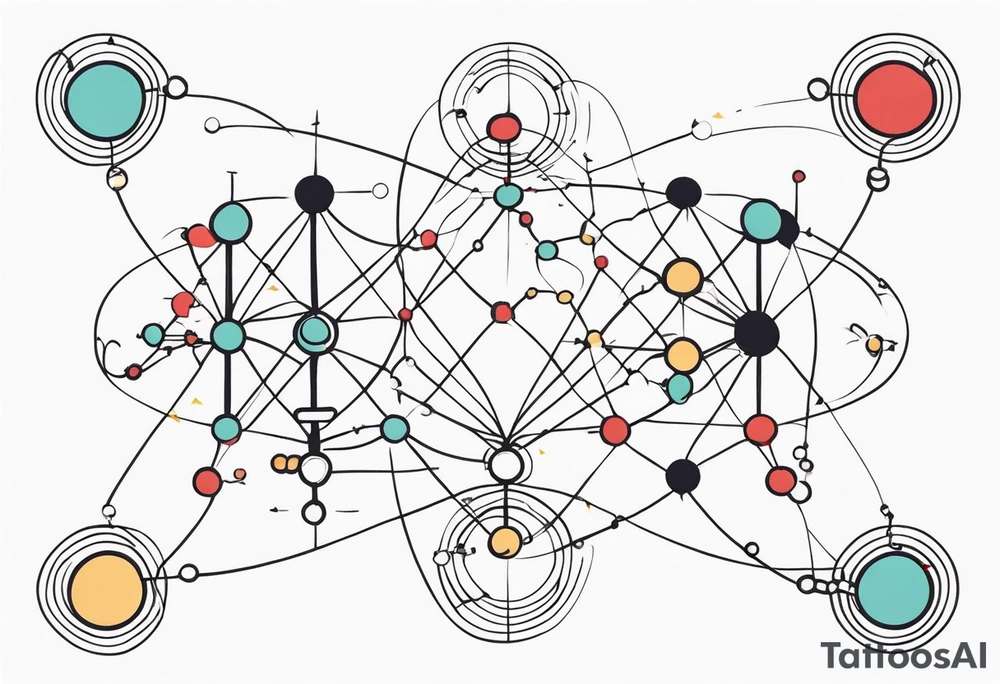 Ecstasy molecular diagram tattoo idea