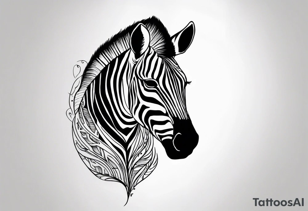 ZEBRA HEAD tattoo idea