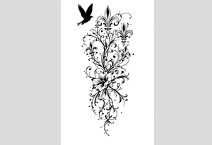 fleurs de lis tattoo idea