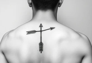 Arrow on arm tattoo idea