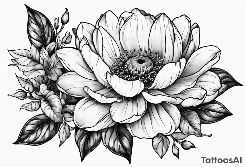 May birth flowers tattoo idea