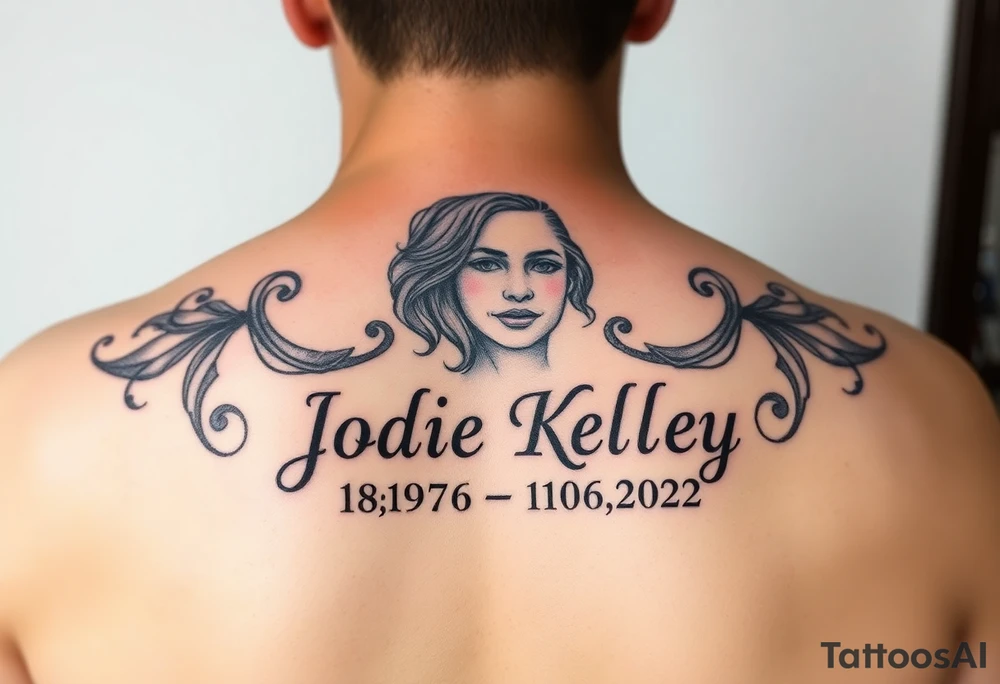 tattoo for my mother who passed away Jodie Kelley 4/18/1976-12/06/2022 tattoo idea