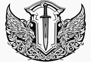 sword shield valhalla 
staircase tattoo idea