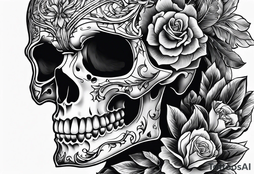 Skeleton hand tattoo with Gonzales tattoo idea Skeleton hand tattoo with Gonzales tattoo idea