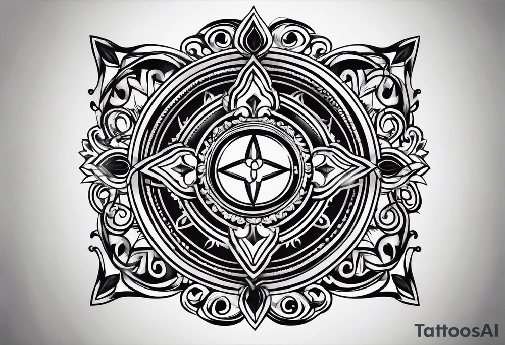 Traditional Christos symbol tattoo idea