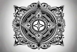 Traditional Christos symbol tattoo idea