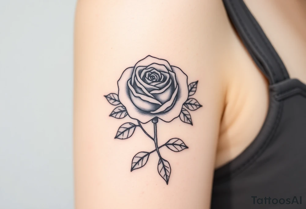 rose tattoo idea